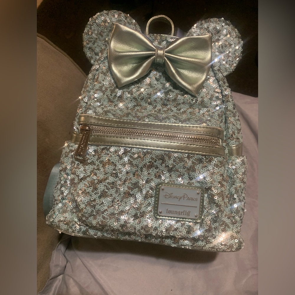 Aqua Arrendelle Loungefly Backpack (no longer sold)